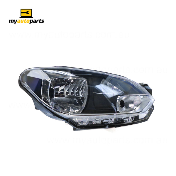 Halogen Electric Adjust Head Lamp Drivers Side Certified Suits Volkswagen Up AA 2012 to 2014