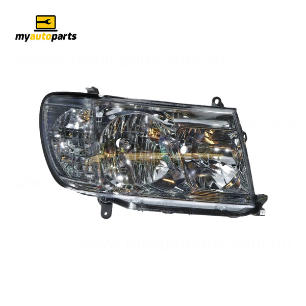 Head Lamp Drivers Side Certified Suits Toyota Landcruiser 100 Series 2005 to 2007