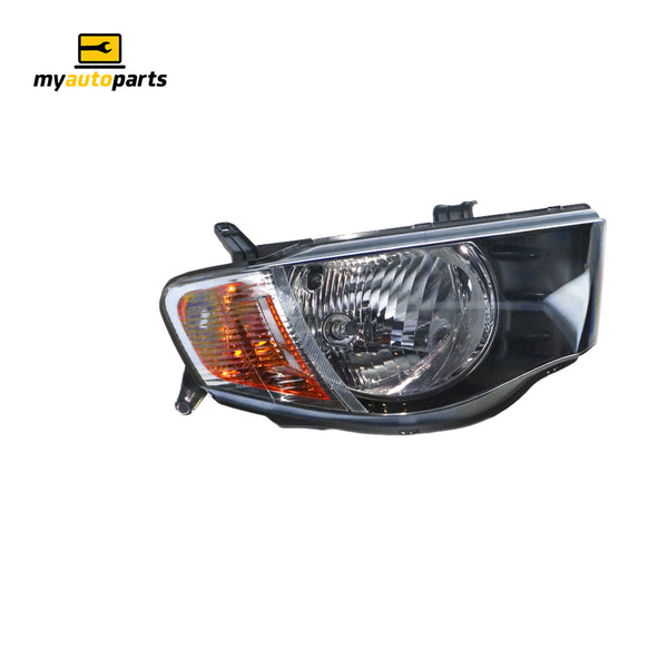 Head Lamp Drivers Side Genuine suits Mitsubishi Triton ML GLS/GLXR/VR 7/2006 to 8/2009