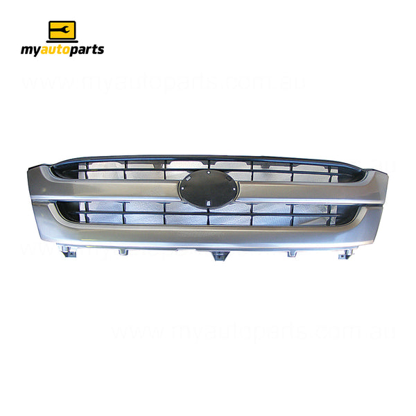 Silver Grille Aftermarket suits Toyota Hilux 11/2001 to 2/2005