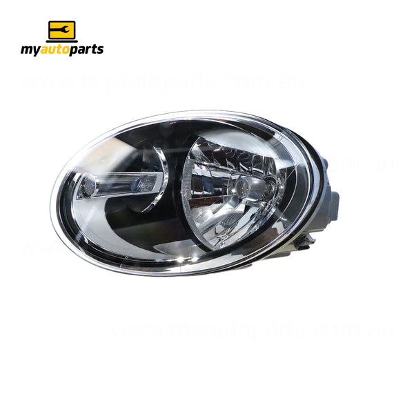 Halogen Head Lamp Passenger Side Genuine Suits Volkswagen Beetle 1L 2013 to 2016