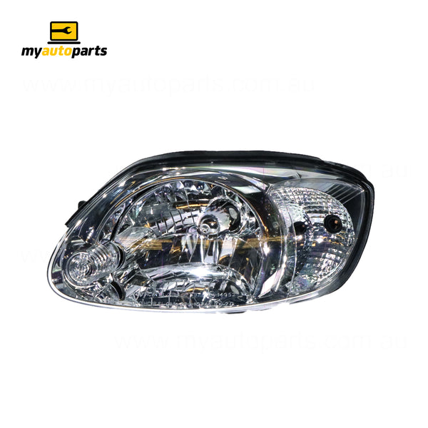 Head Lamp Passenger Side Certified Suits Hyundai Accent GL LC 8/2003 to 2006