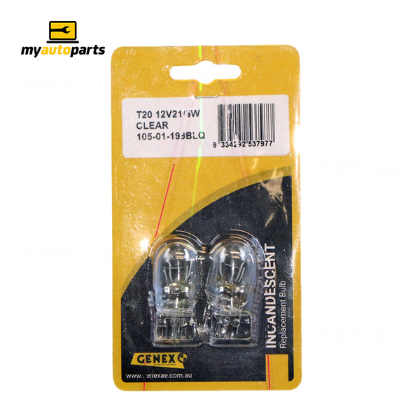 Certified Wedge Bulbs T20 12V 21/5 w suits Generic Application