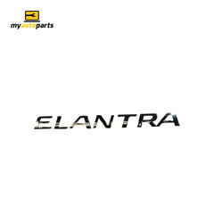 Tail Gate Emblem Genuine suits Hyundai Elantra