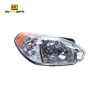 Head Lamp Drivers Side Certified Suits Hyundai Accent MC 2006 to 2009