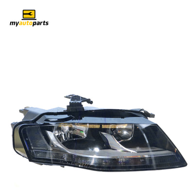 Halogen Head Lamp Drivers Side Certified Suits Audi A4 B8 4/2008 to 5/2012