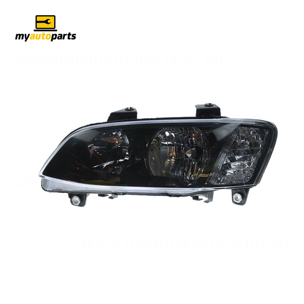 Black Head Lamp Passenger Side Certified suits Holden Commodore VEII 9/2010 to 4/2013