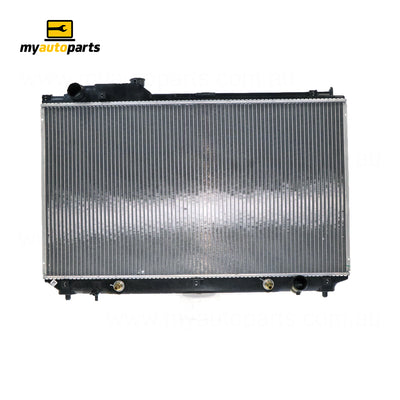 Radiator 38 / 38 mm Plastic Aluminium 425 x 758 x 26 mm Mauto 4.3 L 3UZ Aftermarket Suits Lexus LS430 UCF30R 2000 to 2007