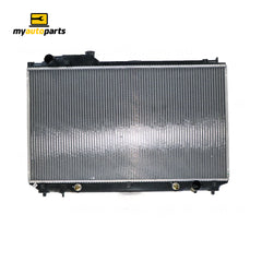 Radiator 38 / 38 mm Plastic Aluminium 425 x 758 x 26 mm Mauto 4.3 L 3UZ Aftermarket Suits Lexus LS430 UCF30R 2000 to 2007