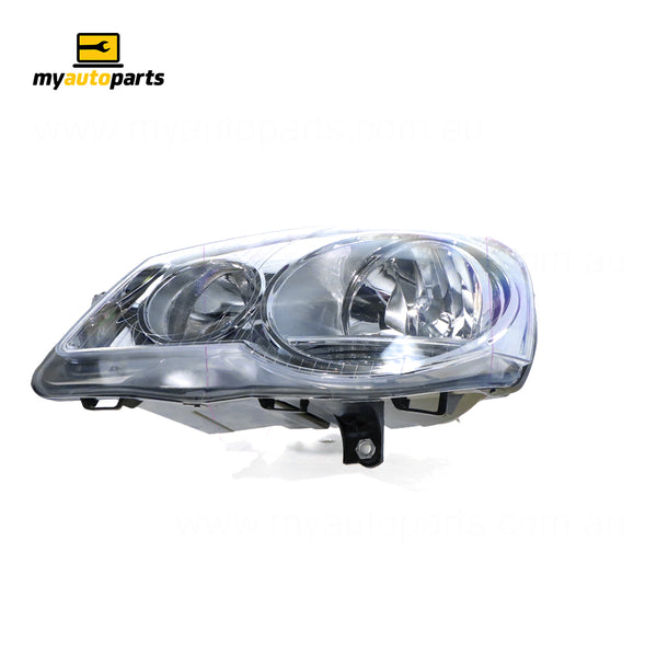 Halogen Head Lamp Passenger Side Certified Suits Volkswagen Polo 9N 2005 to 2010