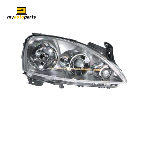 Head Lamp Drivers Side Certified Suits Holden Barina SRi XC 2001 to 2005