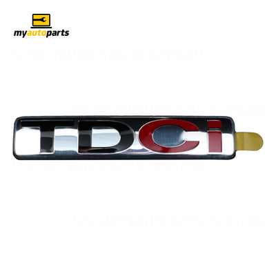Boot lid Emblem "TDCi" Genuine Suits Ford Focus LW 6/2012 to 8/2015