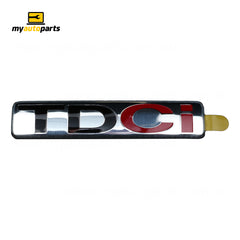 Boot lid Emblem "TDCi" Genuine Suits Ford Focus LW 6/2012 to 8/2015