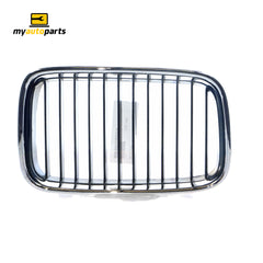 Chrome/Black Grille Drivers Side Aftermarket Suits BMW 3 Series E36 1991 to 1996