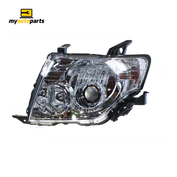 Head Lamp Passenger Side Genuine suits Mitsubishi Pajero 2006 to 2011