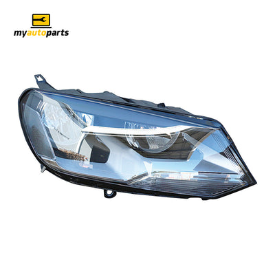Halogen Head Lamp Driver Side Genuine Suits Volkswagen Touareg 7P 7/2011 to 7/2015