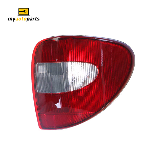 Black Red/Clear Tail Lamp Drivers Side Aftermarket Suits Chrysler Voyager RG 2004 to 2010