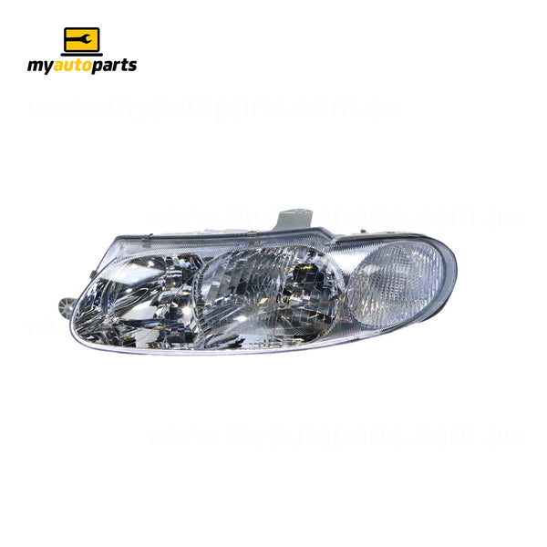 Halogen Manual Adjust Head Lamp Passenger Side Certified Suits Holden Commodore VT 1997 to 2000