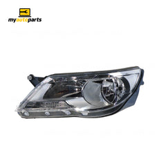Halogen Electric Adjust Head Lamp Passenger Side Certified Suits Volkswagen Tiguan 5N 2008 to 2011