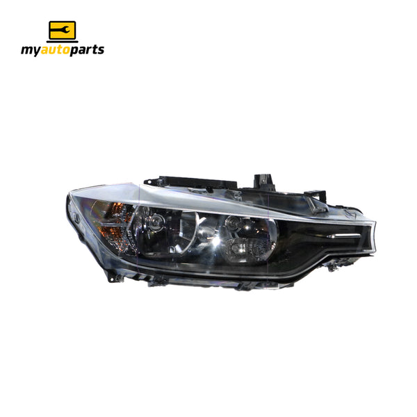 Halogen Head Lamp Drivers Side OES Suits BMW 3 Series F30 Sedan 2012 to 2015