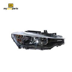 Halogen Head Lamp Drivers Side OES Suits BMW 3 Series F30 Sedan 2012 to 2015