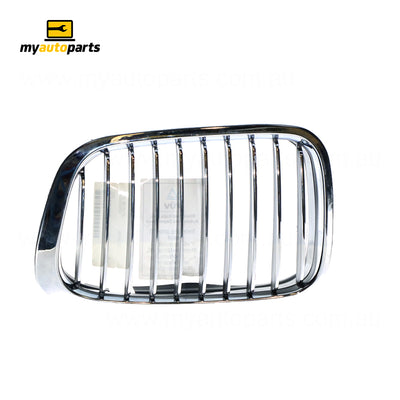 Chrome Grille Passenger Side Certified Suits BMW 3 Series E46 1998 to 2001