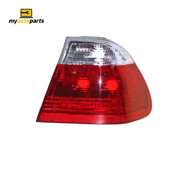 Tail Lamp Clear/Red Drivers Side Certified Suits BMW 3 Series E46 Sedan 9/1998 to 9/2001