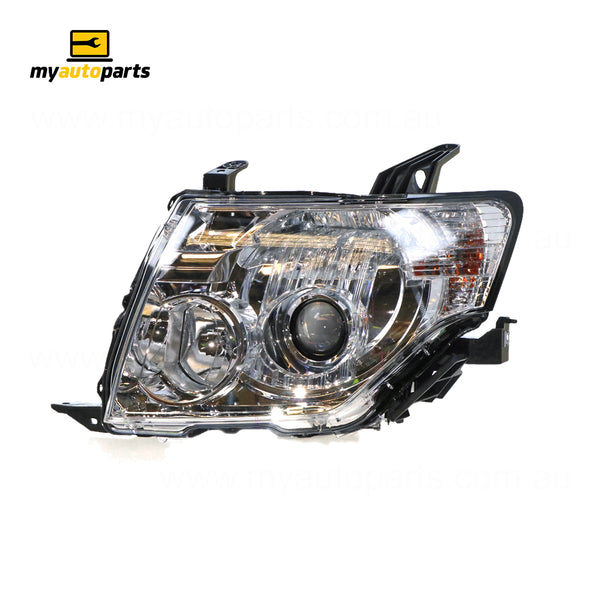 Xenon Chrome Head Lamp Passenger Side Genuine suits Mitsubishi Pajero Exceed 2006 to 2009