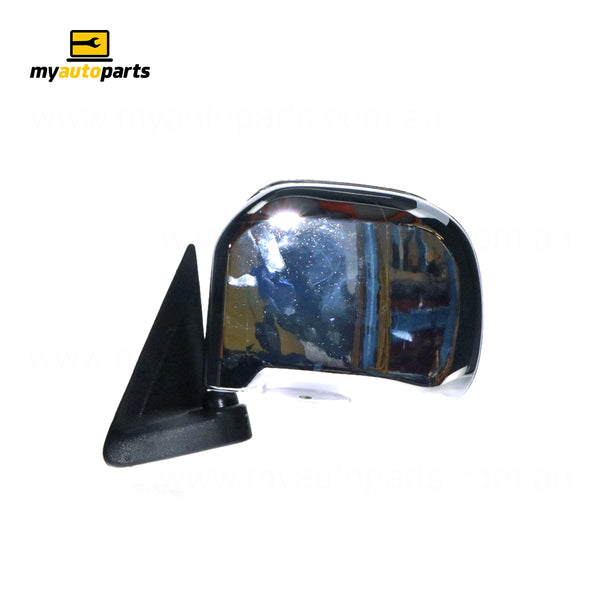 Chrome Door Mirror Passenger Side Aftermarket Suits Toyota HiAce RZH / LH10# 8/1989 to 1/2005