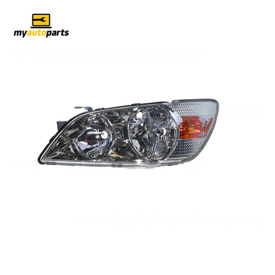 Halogen Head Lamp Passenger Side Genuine Suits Lexus IS 1999 to 2003