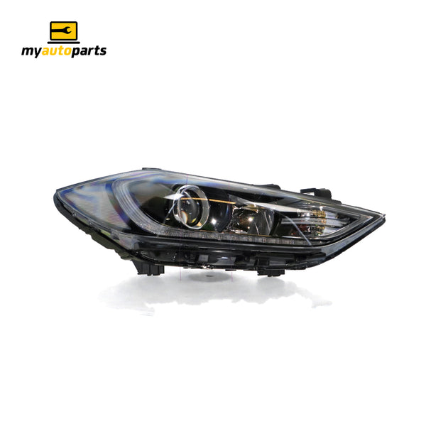 Halogen Head Lamp Drivers Side Genuine suits Hyundai Elantra AD 2015 to 2018