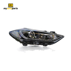 Halogen Head Lamp Drivers Side Genuine suits Hyundai Elantra AD 2015 to 2018