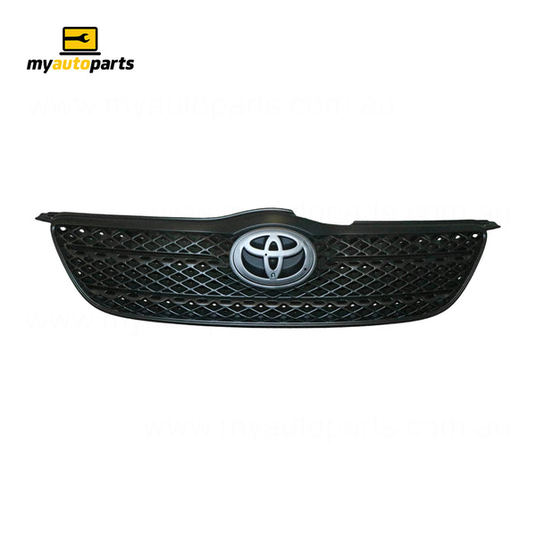 Black Grille Genuine suits Toyota Corolla 10/2001 to 4/2004