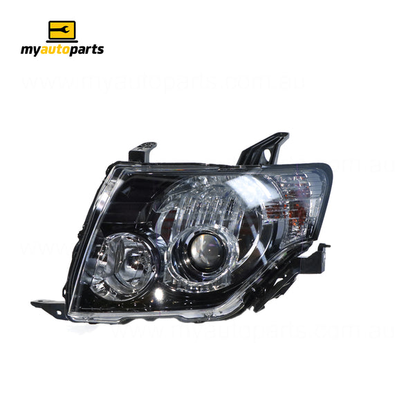 Halogen Head Lamp Passenger Side Genuine Suits Mitsubishi Pajero GLS/VRX NT 2008 to 2009