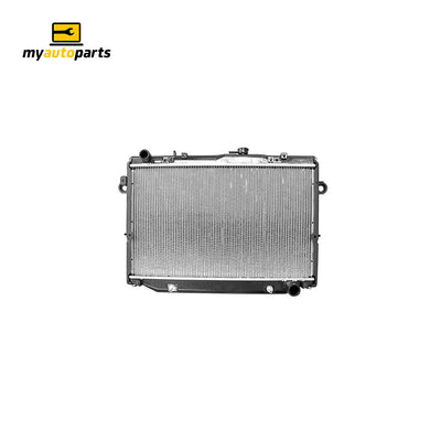 Radiator 38 / 42 mm Plastic Aluminium 425 x 698 x 36 mm Mauto 4.2 L 1HZ 4.5 L 1FZFE Aftermarket Suits Toyota Landcruiser 100 SERIES 1998 to 2007
