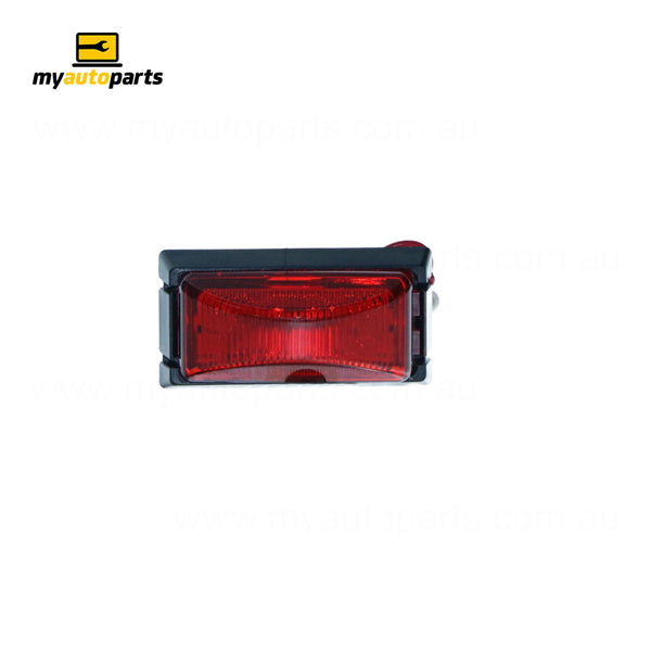 Red Rear Rectangle LED Marker Light 10-30V