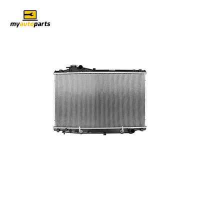Radiator 34 / 34 mm Plastic Aluminium 425 x 718 x 32 mm Mauto 3.0 L 2JZ Aftermarket Suits Lexus SC400 UZZ31 1993 to 1998