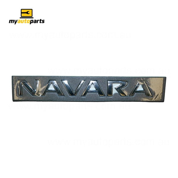 Tail Gate Emblem Genuine Suits Nissan Navara D40 2005 to 2015