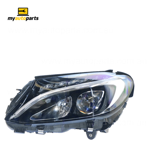 LED Head Lamp Passenger Side Genuine suits Mercedes-Benz C Class 2014 On