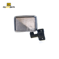 Chrome Door Mirror Passenger Side Aftermarket suits Toyota Landcruiser 70 Series 1990 to 2016