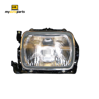 Halogen Manual Adjust Head Lamp Drivers Side Aftermarket Suits Holden Rodeo TF 1988 to 2003