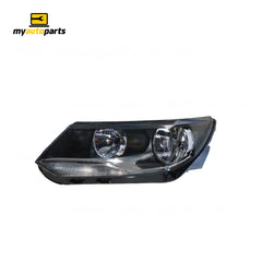 Halogen Electric Adjust Head Lamp Passenger Side Certified Suits Volkswagen Tiguan 5N 2011 to 2016