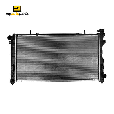 Radiator 39 / 39 mm Plastic Aluminium 768 x 408 x 26 mm Manual/Auto 3.3L L EGA Aftermarket Suits Chrysler Voyager RG 2001 to 2010