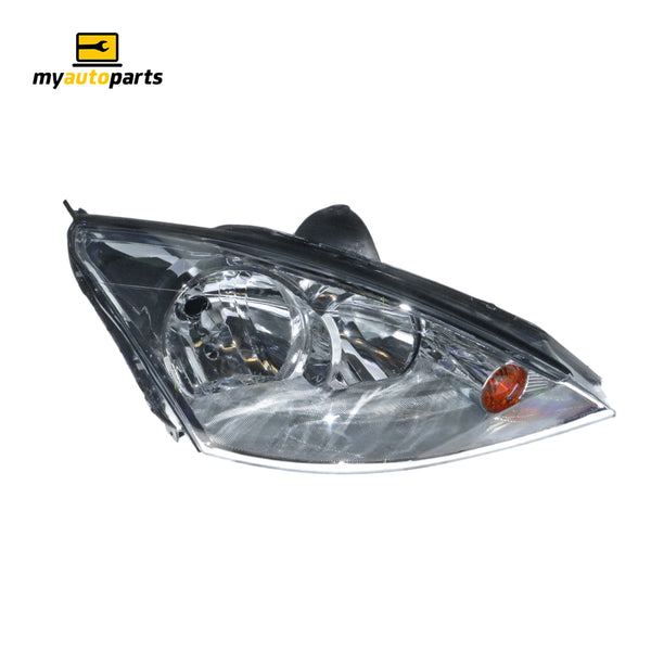 Halogen Manual Adjust Head Lamp Drivers Side Certified Suits Ford Focus LR 2002 to 2004