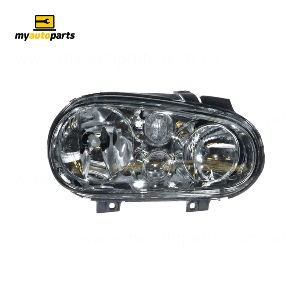 Halogen Electric Adjust Head Lamp Drivers Side Certified Suits Volkswagen Golf 1J 1998 to 2004