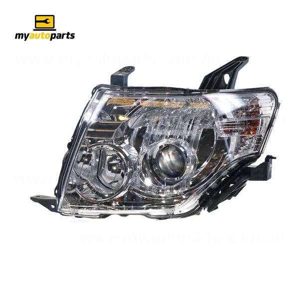 Xenon Head Lamp Passenger Side Genuine Suits Mitsubishi Pajero NW 2011 to 2014