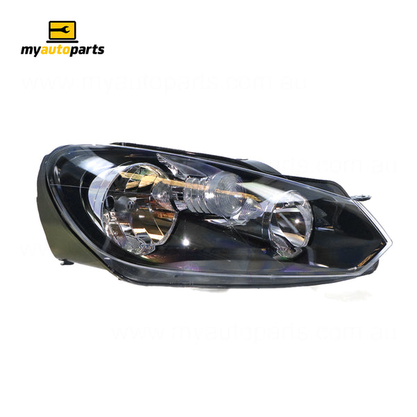 Halogen Head Lamp Drivers Side Certified Suits Volkswagen Golf MK 6 2009 to 2021