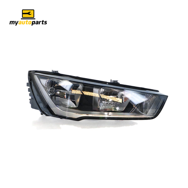 Halogen Head Lamp Drivers Side Genuine Suits Audi A1 8X Hatch 2/2015 to 7/2019