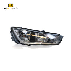 Halogen Head Lamp Drivers Side Genuine Suits Audi A1 8X Hatch 2/2015 to 7/2019