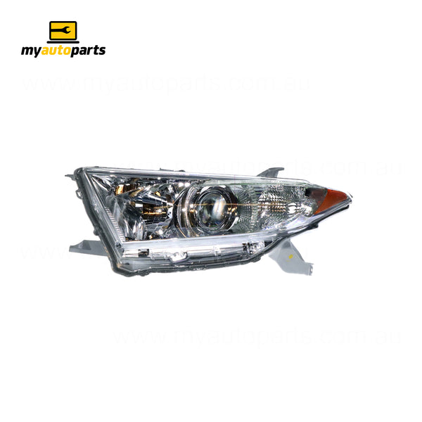 Headlight Passenger Side Genuine Suits Toyota Kluger GSU40R/GSU45R 2010 to 2013 - 8117048A20